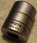 Proto Tools 7430H 1/2" Drive 15/16" Shallow Impact Socket 6PT Usa Seller. Price: $44.99.