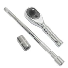 Harskiyer 1/4 Drive Ratchet Wrench, 72-TOOTH Inch, Silver New. Price: $13.42.