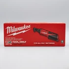 New Milwaukee 2457-20 M12 12V 38 Inch Cordless Ratchet Tool Only. Price: $79.99.
