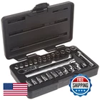 Gearwrench Pc. 1/4" Drive Pass-thru Mechanics Tool Set, Sae/metric 891427 New. Price: $126.04.