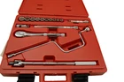 16 Pcs. Proto 1/2" Drive 12 Point Metric Standard Mechanics Socket Tool Set New. Price: $335.00.