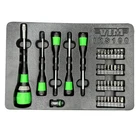 Vim Tools 39 Piece Interchangeable Ratcheting Screwdriver Master Set IRS100 New. Price: $97.25.