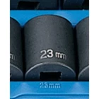 Grey Pneumatic 2023M 1/2" Drive Standard Metric Impact Socket - 23MM New. Price: $17.13.