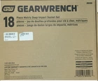 Gearwrench 18 Piece Metric Deep Impact Socket Set Part Number Sizes Mm 10 To 24 New. Price: $80.00.
