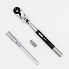 Vim Tools RFB400K 3-WAY 1/4" Hex Long Locking Flex Head Ratchet/t-handle New. Price: $42.64.
