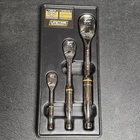 Gearwrench 81206T 90-TOOTH 1/4", 3/8" & 1/2" Drive Ratchet Set Good Used. Price: $79.99.