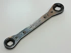 Snap-on Usa RBM1719S 17MM 19MM Ratcheting 6 Point Box End Wrench, Offset Used. Price: $23.99.