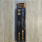 Gearwrench Pc 1/4" & 3/8" 90 Tooth Drive Flex Head Teardrop Ratchet Set 81275T New. Price: $90.00.