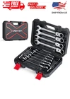 Eastvolt 12-PIECE Flex-head Ratcheting Wrench Set, Metric 8MM-19MM, Combination New. Price: $47.99.