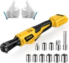 3/8 Inch Cordless Ratchet Wrench For Dewalt 20V Max Battery 75FT-LBS Brushless New. Price: $104.49.
