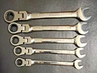Husky Flex Head Ratcheting Box Wrench Set Sae 5PC 3/8-5/8 Chrome Steel Used. Price: $19.00.