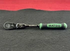 Matco Tools 1/4 Locking Flex Head Ratchet AFR68BLFG - Green Used. Price: $99.99.