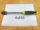 Snap-on Tools 3/8" Drive Hiviz Hard Grip Long Ratchet FHLD100HV New Tooth Us. Price: $189.95.