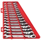 Milwaukee 48-22-9413 Flex Head Ratcheting Sae Combination Wrench Set 15 Pc New. Price: $329.99.