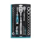 Hb 66-PIECE Socket Set AKM032-U 1/4" & 1/2" Drive 90-TOOTH Sealed Head Ratc... New. Price: $113.93.
