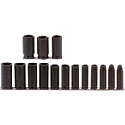 Proto J74114 1/2IN Drive 15 Pc Deep Impact Socket Set 6 Point Black Oxide New. Price: $186.37.