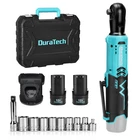 Duratech Cordless Electric Ratchet Wrench Set 48 Ft-lbs 3/8 12V Power New. Price: $127.98.