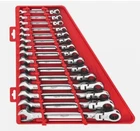 Milwaukee Ratcheting Combination Wrench Set 15 Piece Sae Flex Head 48-22-9413 New. Price: $237.80.