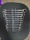 Matco Ratcheting Combination Wrench Set 12PC 8MM - 19MM 7GRC8M2 7GRC19M2 Used. Price: $175.00.