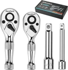 Duratech 4PC Stubby Set 1/4'' And 3/8''RATCHETS With 2 Extension Bars New. Price: $22.99.