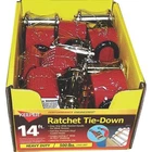 Keeper 05517 Tie-down, 2 In W, 14 Ft L, Polyester, Gray, 500 Lb, S-hook End Fitt New. Price: $28.51.