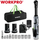 Workpro 3/8" Cordless Electric Ratchet Wrench Extended Head 40 Ft-lb 2PC Battery New. Price: $85.99.
