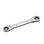 Uxcell Reversible 1/2" 9/16", Silver With Chrome And Black Accents New. Price: $22.99.