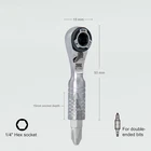 Mini Ratchet Wrench Tg One Of The World Smallest 1/4" Edc Tight Spaces Steel New. Price: $44.80.