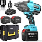 Cordless Impact Wrench 3/4 Inch, 1475FT-LBS(2000NM) High Torque Brushless Power New. Price: $332.42.