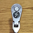 Cornwell Flex Head Offset Chrome Handle 3/8" Drive Ratchet 12" Usa Used. Price: $65.00.