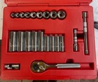 Proto Professional J52134 Socket Set 3/8" Drive 22 Piece 6 Point Fractional Used. Price: $85.00.