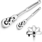 Workpro 2-PIECE Flex Head Ratchet Set, 1/4", 3/8" Drive, 72-TOOTH Silver New. Price: $41.95.