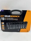 Gearwrench 19 Piece 1/2 Inch Drive 6 Point Impact Socket Set, Deep, Sae - 84934N New. Price: $99.99.