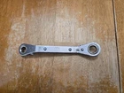 Mac Tools 11MM-12MM 6PT Chrome Offset Ratcheting Box End Wrench ROWM1112 Used. Price: $20.00.