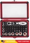 Sunex Tools 9732 44PC 1/4" Mini Dual Flex Head Ratchet Socket & Bit Set New. Price: $73.96.