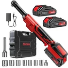 21V Electric Ratchet Wrench SET,60FT-LBS (80N.M) Extended Cordless Red New. Price: $101.15.