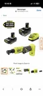 Ryobi One+ 18V Cordless 3/8 Ratchet Kit W/ 2 Batteries & Charger New. Price: $220.00.