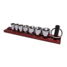 Vim Tools 7-PIECE Dual Drive Fractional Sae Shallow Chrome Sockets Set New. Price: $38.40.