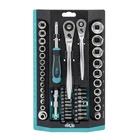 Hb AKX002 66-PIECE Socket Set 1/4" & 3/8" Drive, 120-TOOTH Ratchet Handles, Q... New. Price: $90.70.