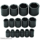 Proto J72106 3/8" Drive 15 Piece Impact Socket Set 6-POINT Sae Fractional New. Price: $109.95.