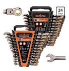 Horusdy Ratcheting Flex Head 24 Piece Set Sae & Metric Open. Price: $75.00.