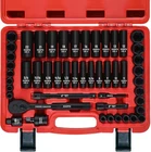 3/8 In. 50 Piece Milwaukee 6 Point Impact Socket Ratchet Drive And Metric Set New. Price: $57.99.