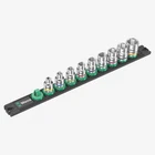 Wera 005450 Sae 3/8" Drive Zyklop Socket Set With Magnetic Holder, 9 Pieces New. Price: $102.13.