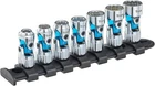 Titan 66840 7-PIECE 1/4-INCH Drive Metric Auto Flex Universal Socket Set, 12-PT New. Price: $69.81.