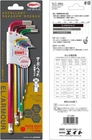 Eight Tool TLC-S9N, Multi-color Taper Head Hex Key 9PCS. 1.5-10MM Set New. Price: $58.95.