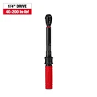 48-22-9200MILWAUKEE Tool 1/4 Inch Drive Click Torque Wrench 40-200 In-lbf New. Price: $210.46.