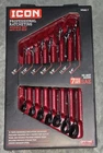 Icon WRAS-7 Sae 7PC Ratcheting Wrench Set With Anti-slip Grip New. Price: $96.87.