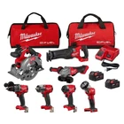 Milwaukee M18 Fuel 18V Lithium-ion Brushless Cordless Kit W/ 2X 5.0 Ah Batteries New. Price: $909.95.