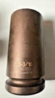 Grey Pneumatic 3038D 1-3/16" Sae Point Deep Impact Socket 3/4 Dr Warranty New. Price: $19.95.
