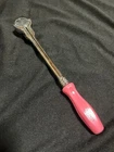Snap-on FHNFD100 3/8" Drive Pink Round Swivel Ratchet Used. Price: $190.00.
